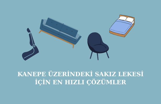 Kanepe Üzerindeki Sakız Lekesi İçin En Hızlı Çözümler
