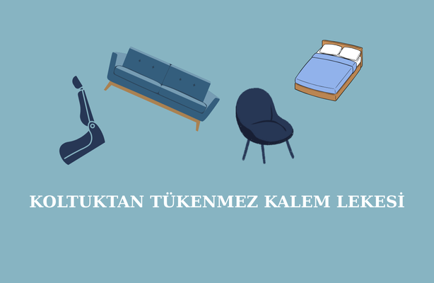 Koltuktan Tükenmez Kalem Lekesi